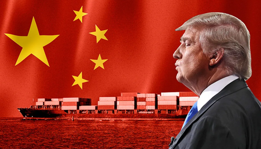 Donald Trump high Traffics on Chinese Imports