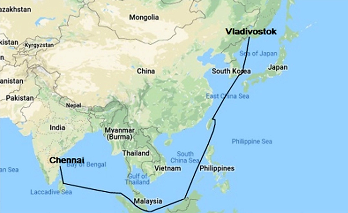 India-Russia Route to boost by new Eastern route