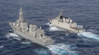 Nine Navies hold joint drills in strategic straits between the Indian Ocean and the Pacific