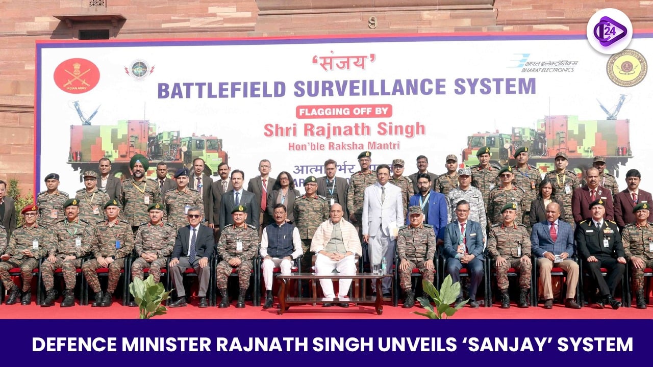 Rajnath Singh Unveils SANJAY Battlefield Surveillance System for Advanced Military Monitoring