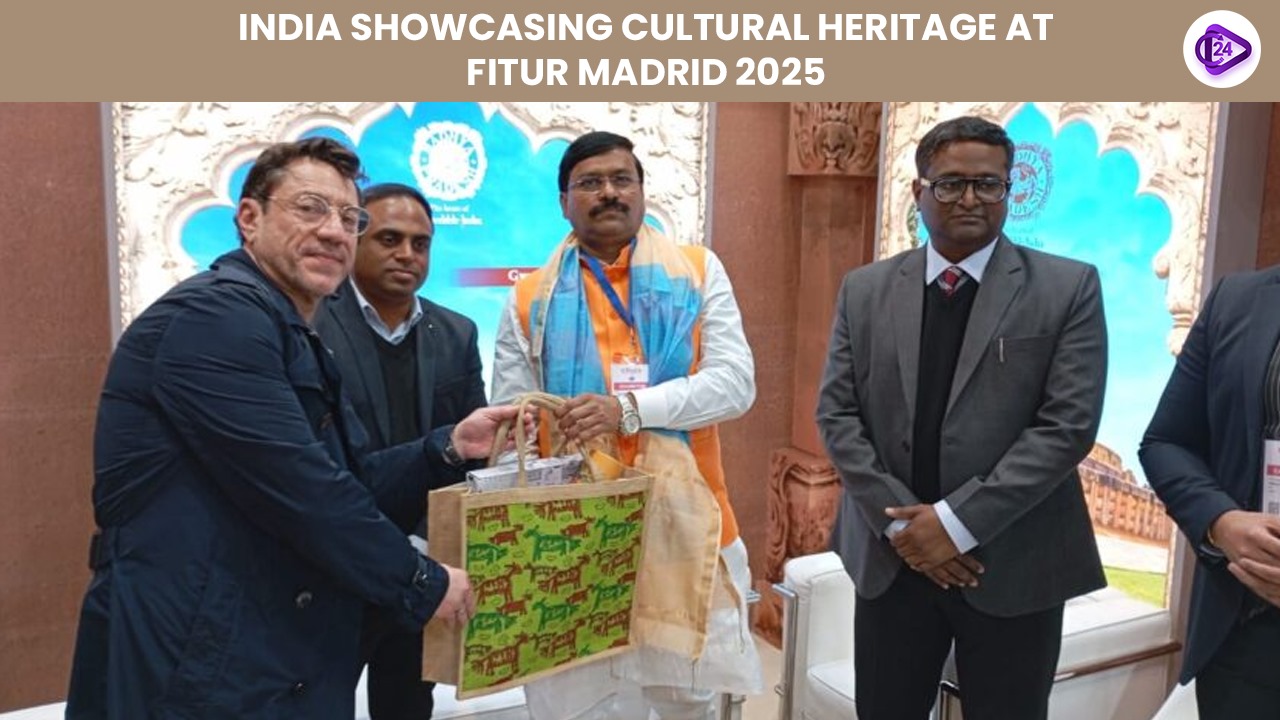  India Showcases Cultural Heritage at FITUR 2025 Travel Fair in Madrid