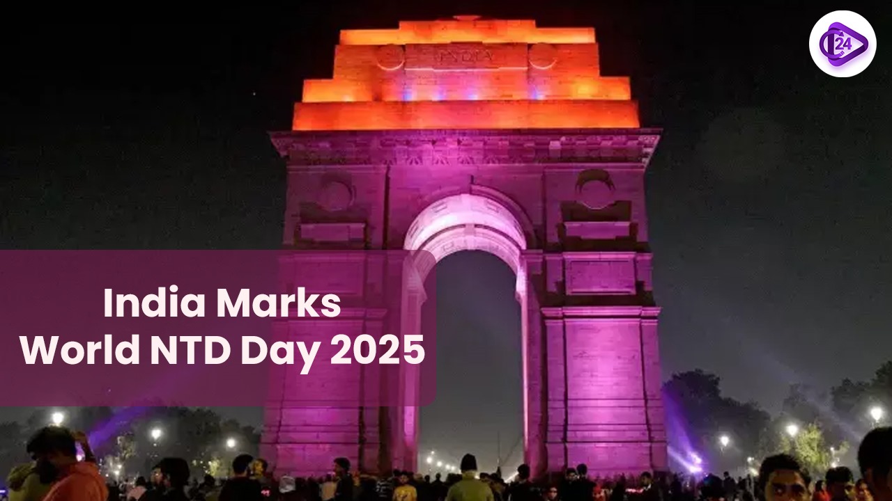 India Marks World NTD Day 2025 with Landmark Illumination at India Gate to Raise Awareness