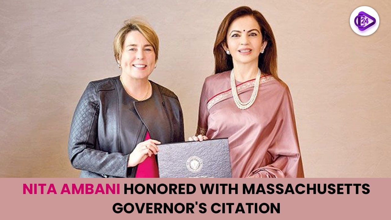 Nita Ambani Honored with Governor of Massachusetts’ Citation