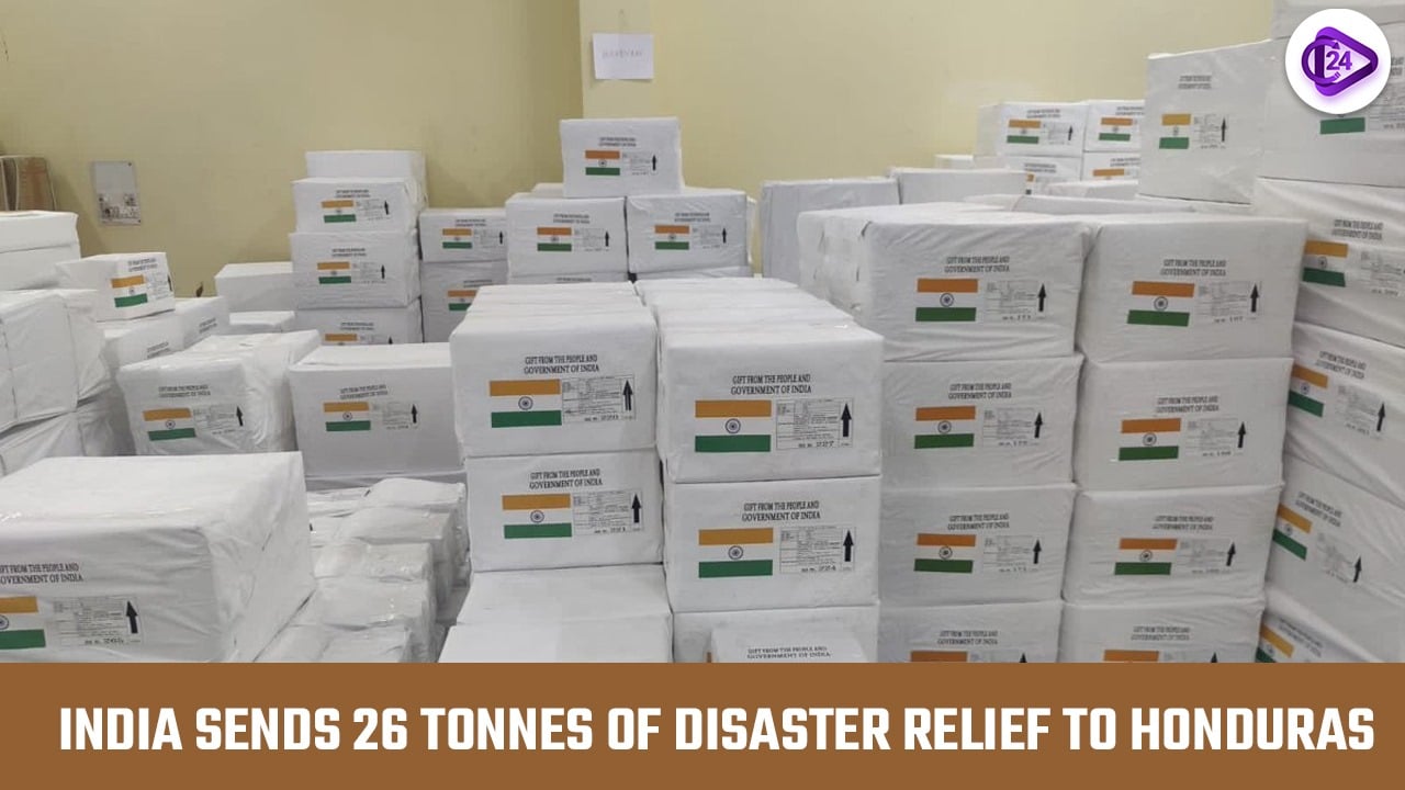 India Extends Humanitarian Support to Honduras with 26 Tonnes of Disaster Relief