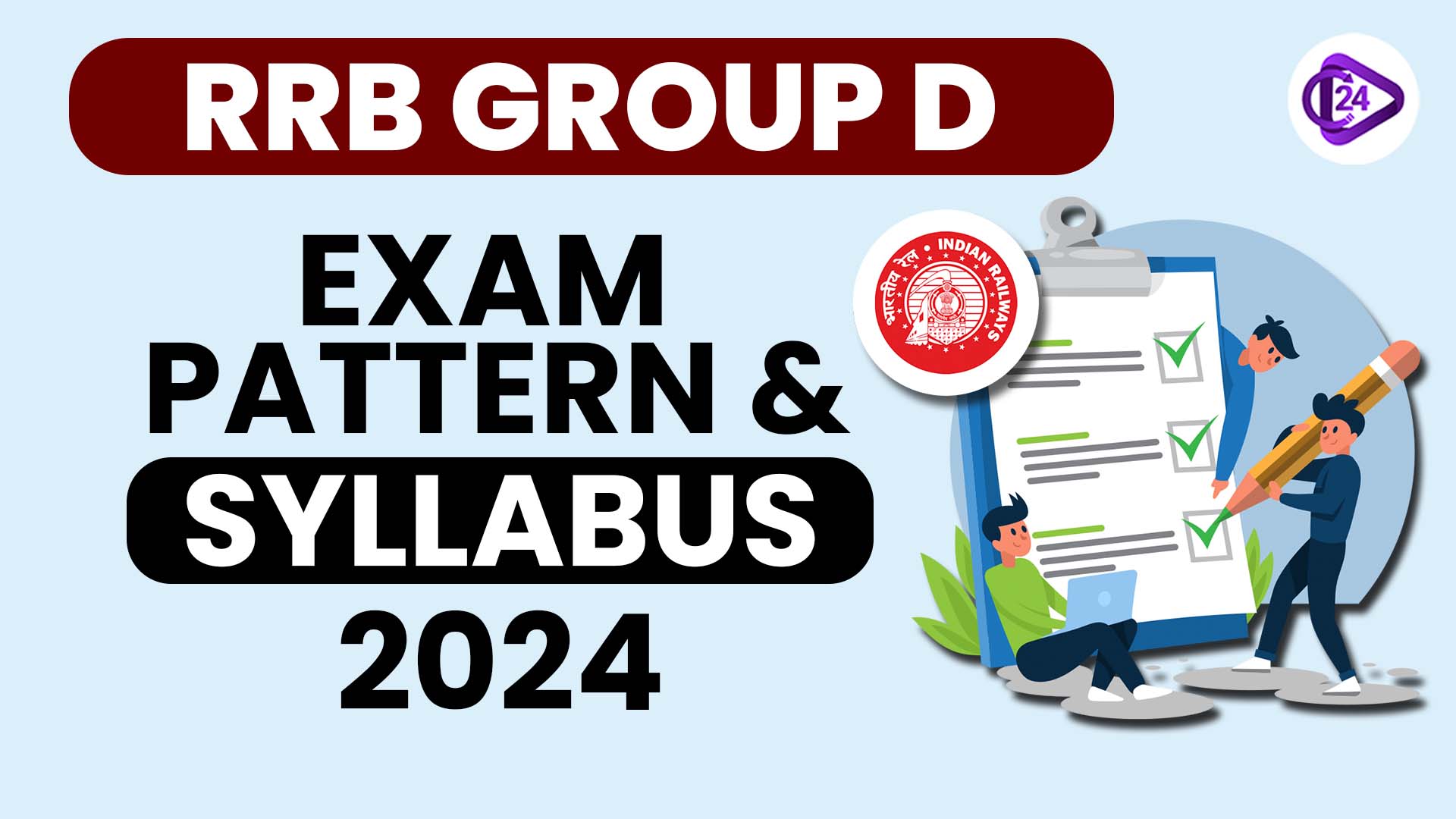 RRB Group D Exam Pattern 2024 