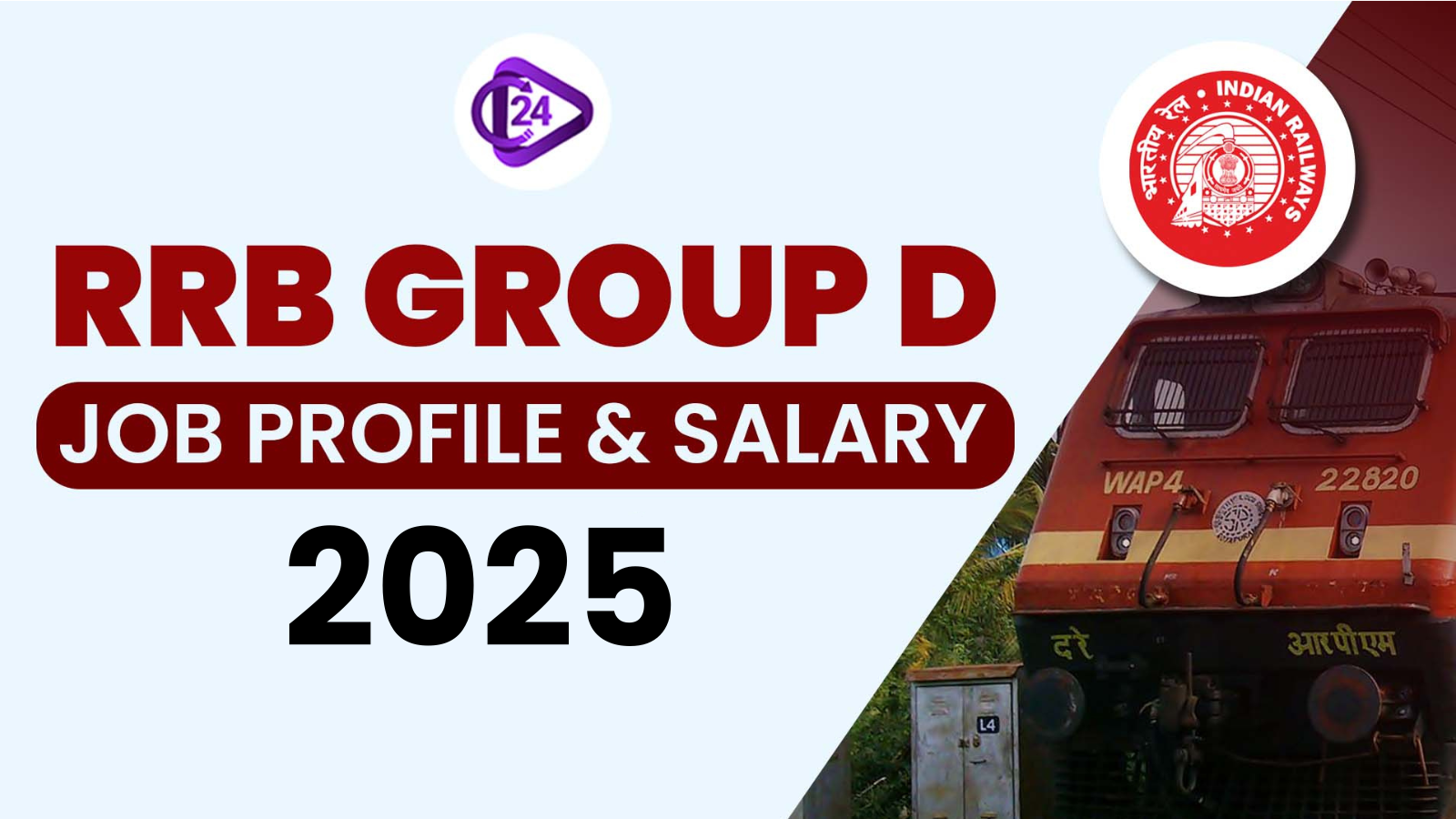 RRB GROUP D Exam Post Description & Salary 2025