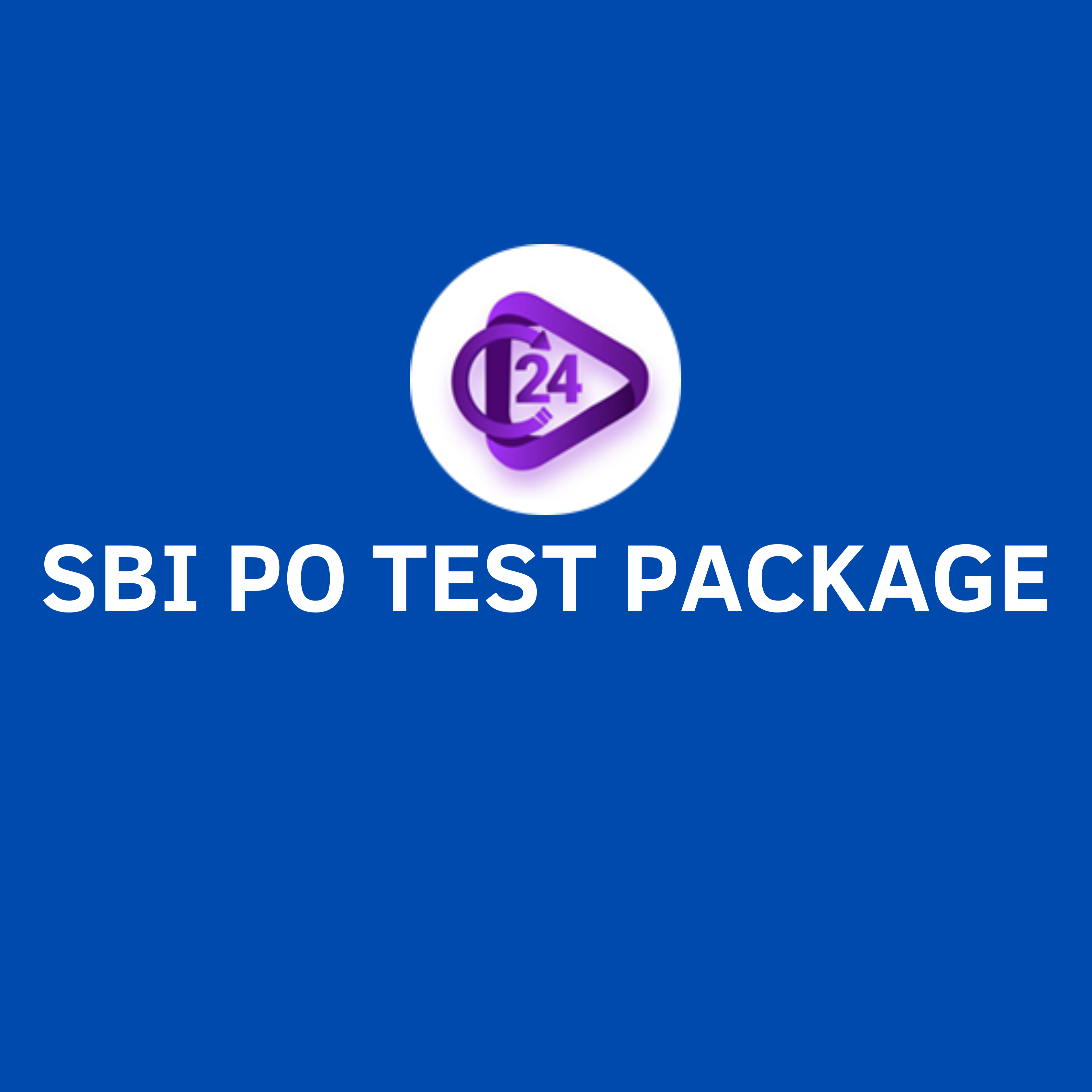 SBI PO Test Package