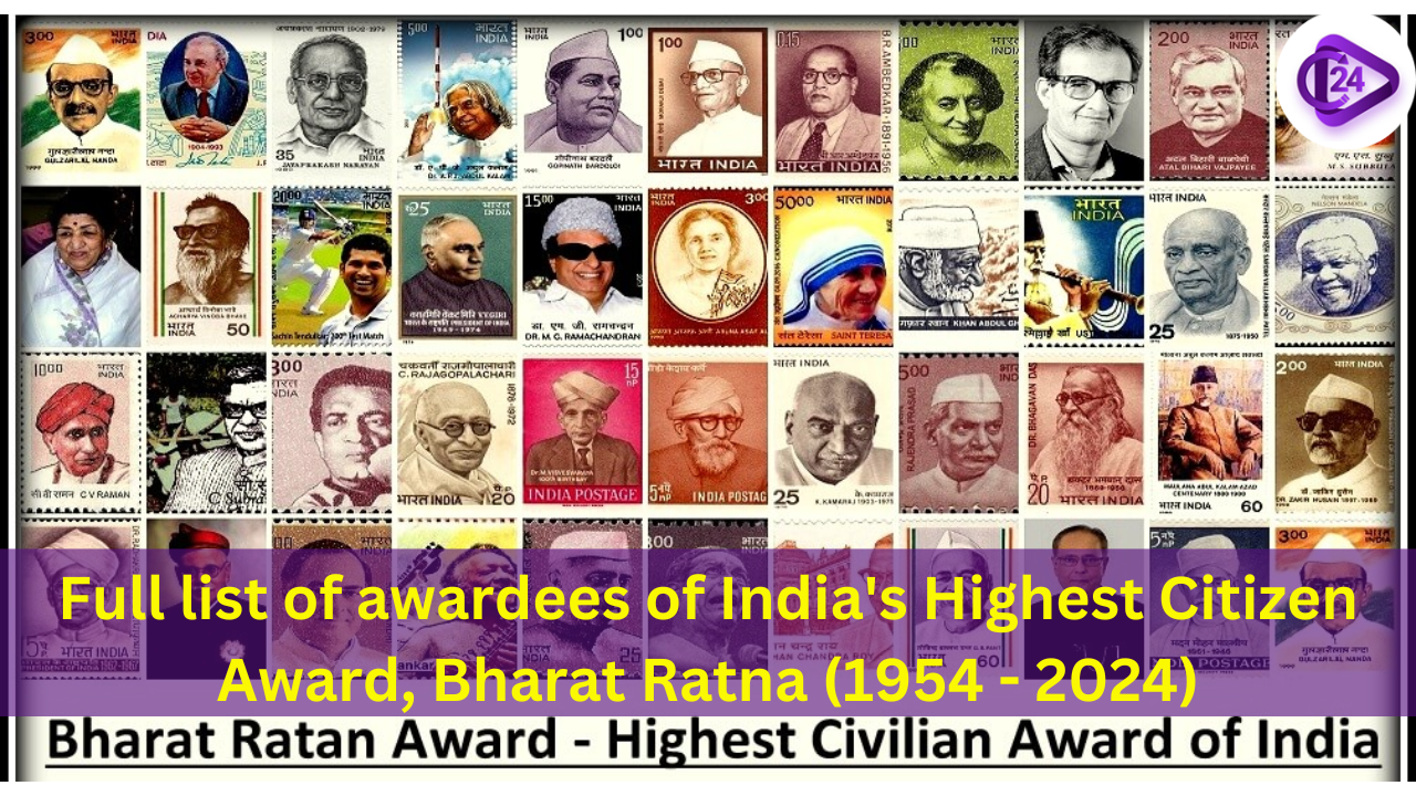 Full list of awardees of India's Highest Citizen Award, Bharat Ratna