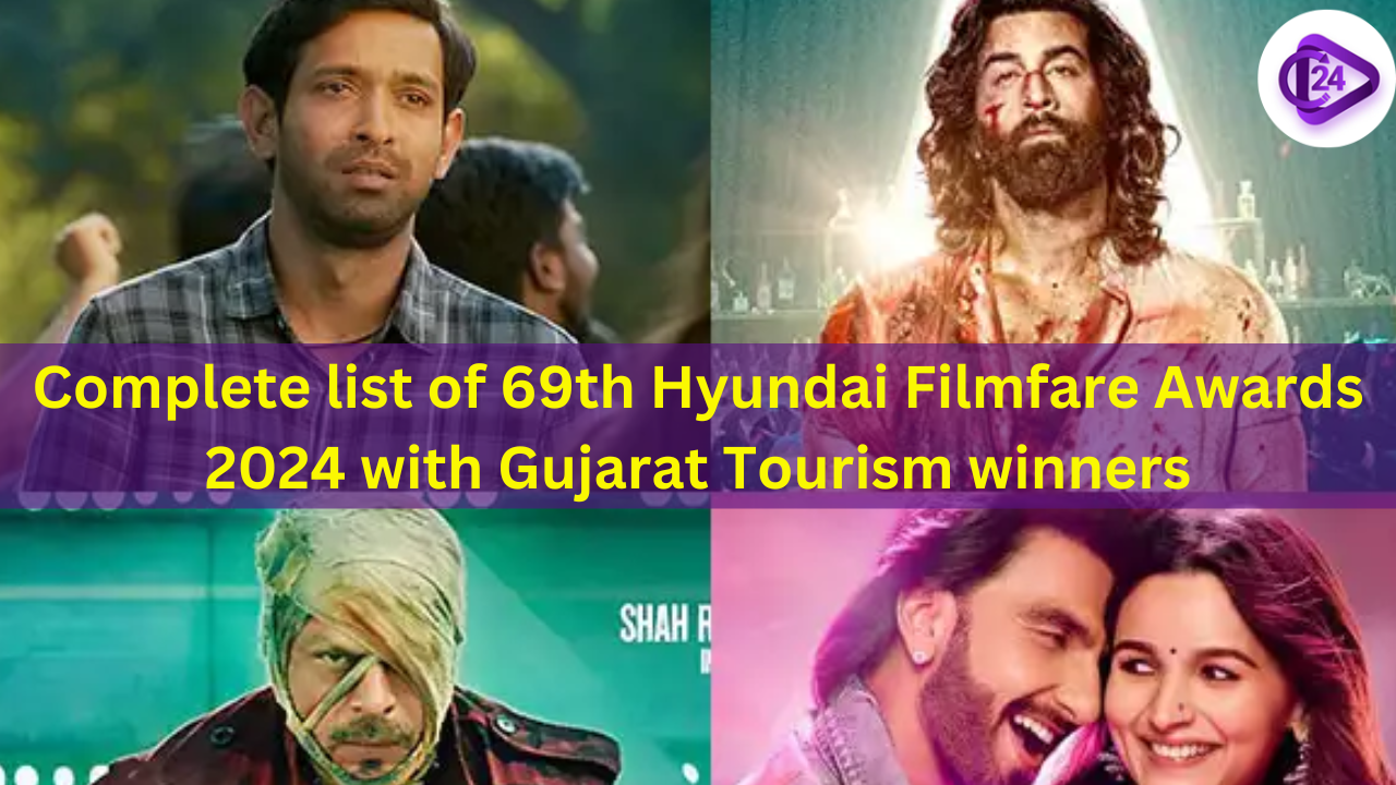 Complete list of 69th Hyundai Filmfare Awards 2024 with Gujarat Tourism